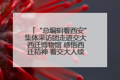 “总编辑看西安”集体采访团走进交大西迁博物馆 感悟西迁精神 看交大人续写爱国奋斗新篇章