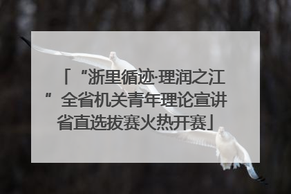 “浙里循迹·理润之江”全省机关青年理论宣讲省直选拔赛火热开赛