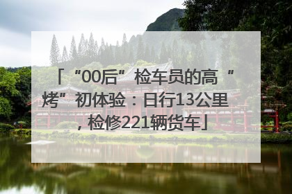“00后”检车员的高“烤”初体验：日行13公里，检修221辆货车