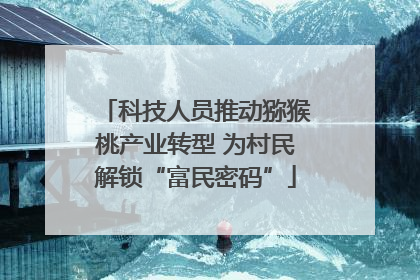 科技人员推动猕猴桃产业转型 为村民解锁“富民密码”