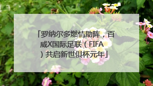 罗纳尔多燃情助阵，百威X国际足联（FIFA）共启新世俱杯元年