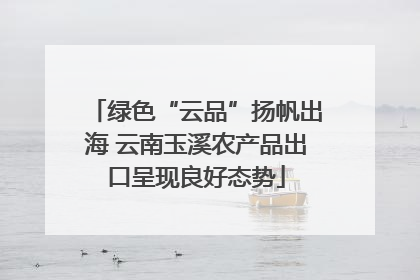 绿色“云品”扬帆出海 云南玉溪农产品出口呈现良好态势