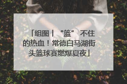 组图丨“篮” 不住的热血！常德白马湖街头篮球赛燃爆夏夜