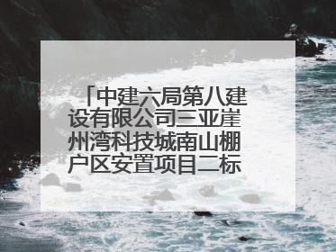中建六局第八建设有限公司三亚崖州湾科技城南山棚户区安置项目二标段顺利通过第一次主体结构验收