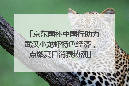 京东国补中国行助力武汉小龙虾特色经济，点燃夏日消费热潮