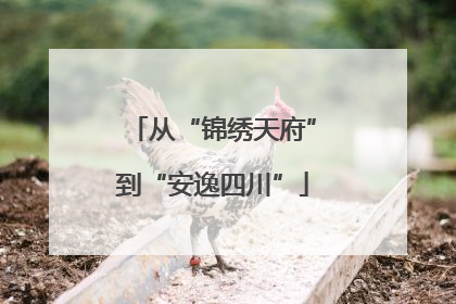 从“锦绣天府”到“安逸四川”