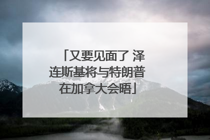 又要见面了 泽连斯基将与特朗普在加拿大会晤