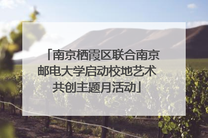 南京栖霞区联合南京邮电大学启动校地艺术共创主题月活动
