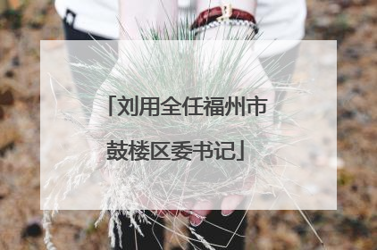 刘用全任福州市鼓楼区委书记