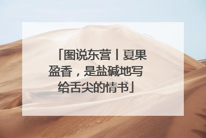 图说东营丨夏果盈香，是盐碱地写给舌尖的情书
