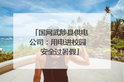 国网武陟县供电公司：用电进校园  安全过暑假