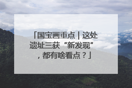 国宝画重点｜这处遗址三获“新发现”，都有啥看点？