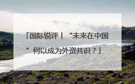 国际锐评丨“未来在中国”何以成为外资共识？