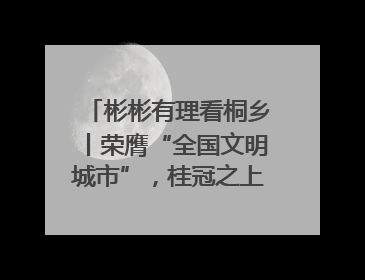 彬彬有理看桐乡丨荣膺“全国文明城市”，桂冠之上刻着一种追求