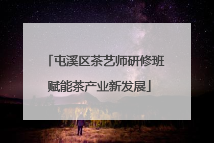 屯溪区茶艺师研修班赋能茶产业新发展