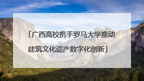 广西高校携手罗马大学推动建筑文化遗产数字化创新