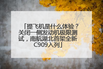 提飞机是什么体验？关闭一侧发动机极限测试，南航湖北首架全新C909入列