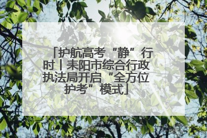 护航高考“静”行时丨耒阳市综合行政执法局开启“全方位护考”模式