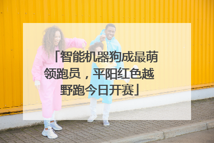 智能机器狗成最萌领跑员，平阳红色越野跑今日开赛