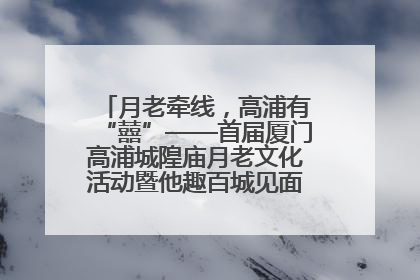 月老牵线，高浦有“囍”——首届厦门高浦城隍庙月老文化活动暨他趣百城见面会隆重举办
