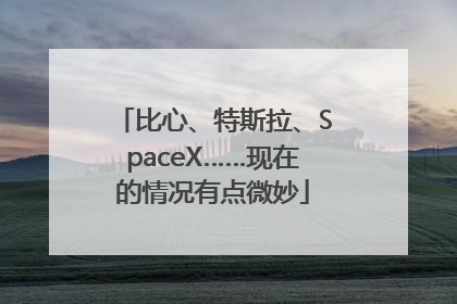 比心、特斯拉、SpaceX……现在的情况有点微妙