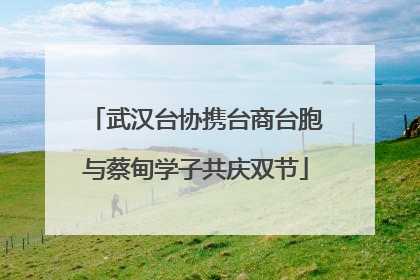 武汉台协携台商台胞与蔡甸学子共庆双节