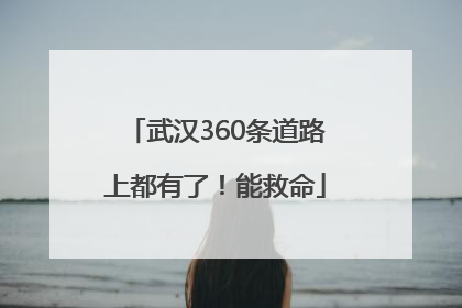 武汉360条道路上都有了！能救命
