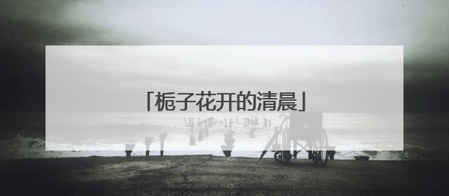 栀子花开的清晨
