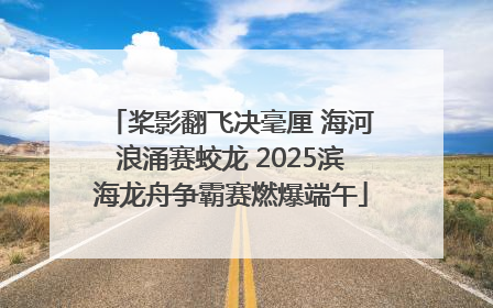 桨影翻飞决毫厘 海河浪涌赛蛟龙 2025滨海龙舟争霸赛燃爆端午