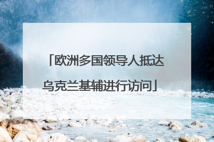 欧洲多国领导人抵达乌克兰基辅进行访问