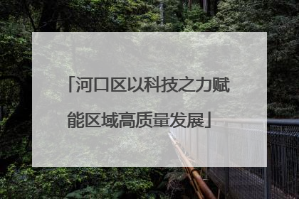 河口区以科技之力赋能区域高质量发展