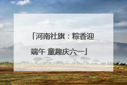 河南社旗：粽香迎端午 童趣庆六一