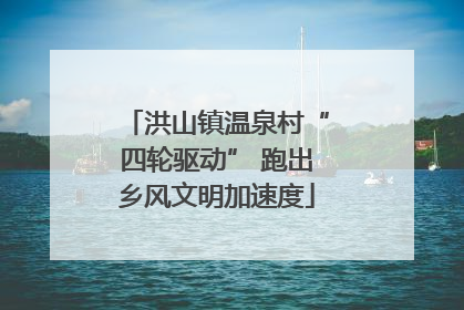 洪山镇温泉村“四轮驱动” 跑出乡风文明加速度