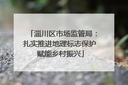 淄川区市场监管局：扎实推进地理标志保护 赋能乡村振兴