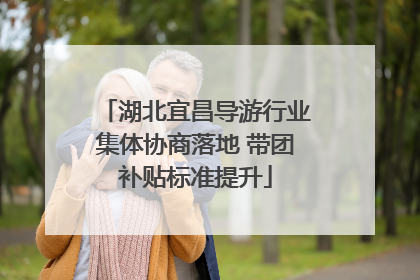 湖北宜昌导游行业集体协商落地 带团补贴标准提升