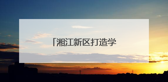湘江新区打造学前教育新标杆