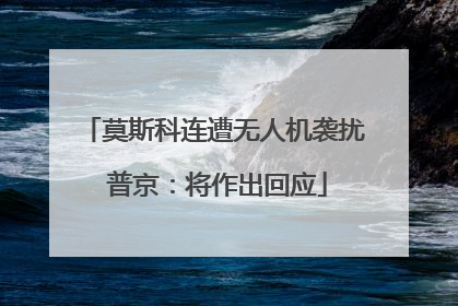 莫斯科连遭无人机袭扰 普京：将作出回应