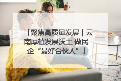 聚焦高质量发展｜云南厚植发展沃土 做民企“最好合伙人”
