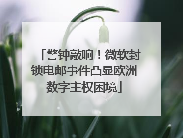 警钟敲响！微软封锁电邮事件凸显欧洲数字主权困境