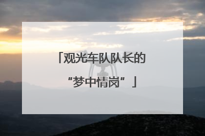 观光车队队长的“梦中情岗”
