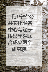 辽宁省公共文化服务中心与辽宁传媒学院联合成立两个研究院