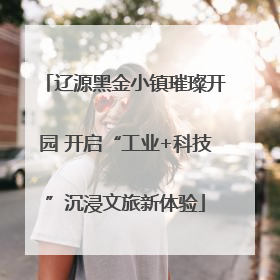 辽源黑金小镇璀璨开园 开启“工业+科技”沉浸文旅新体验