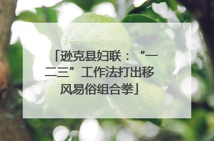 逊克县妇联：“一二三”工作法打出移风易俗组合拳