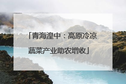 青海湟中：高原冷凉蔬菜产业助农增收