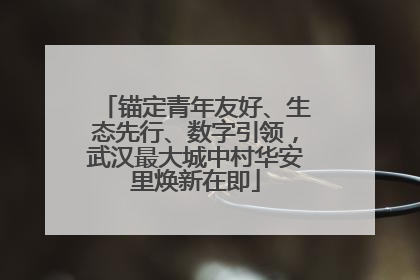 锚定青年友好、生态先行、数字引领，武汉最大城中村华安里焕新在即