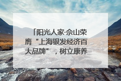 阳光人家·佘山荣膺“上海银发经济百大品牌”，树立康养行业新标杆