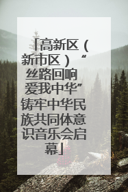 高新区（新市区）“丝路回响 爱我中华”铸牢中华民族共同体意识音乐会启幕