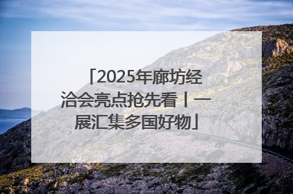 2025年廊坊经洽会亮点抢先看丨一展汇集多国好物
