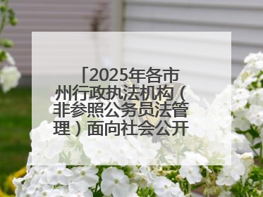 2025年各市州行政执法机构（非参照公务员法管理）面向社会公开招聘工作人员笔试加分人员公示