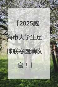 2025威海市大学生足球联赛圆满收官！